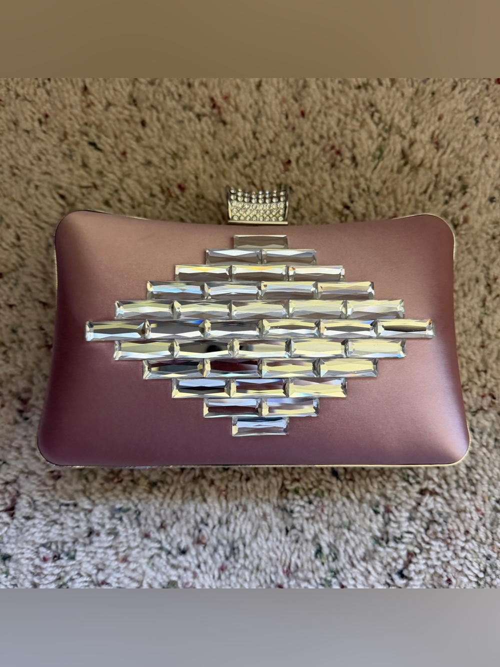 Badgley Mischka Blush Clutch